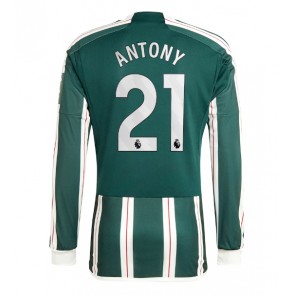 Manchester United Antony #21 Koszulka Wyjazdowych 2023-24 Długi Rękaw